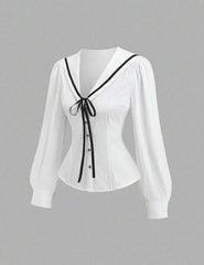 Sweetra Noir Sailor Blouse