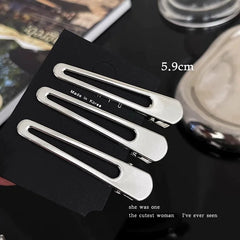 Y2K Metal Sculpted Hair Clip