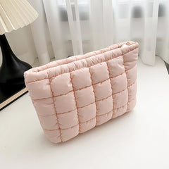 Quilted Puffer Beauty Pouch