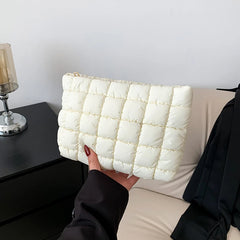 Quilted Puffer Beauty Pouch