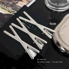 Y2K Metal Sculpted Hair Clip