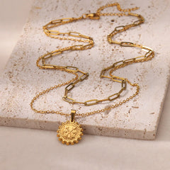Solaris Geometric Pendant
