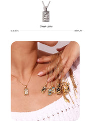 Tarot Moon Gold Necklace