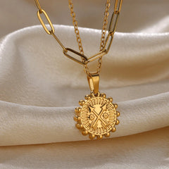 Solaris Geometric Pendant