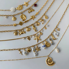 Ocean Pearl Conch Necklace