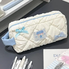 Ivory Butterfly Bow Pencil Case