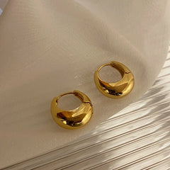 Luxe Geometric Hoop Earrings