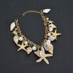 Coastal Pearl Shell Bracelet