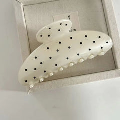 Polka Dot Signature Hair Clip
