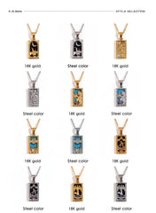 Tarot Moon Gold Necklace