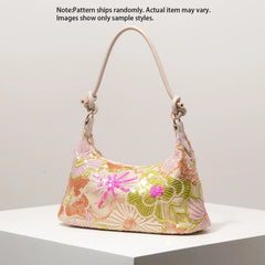 Floral Sequin Evening Bag