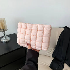 Quilted Puffer Beauty Pouch