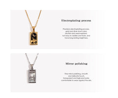 Tarot Moon Gold Necklace