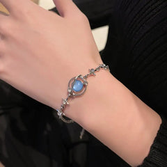 Zinc Alloy Bracelet Sparkling Zircon Flower Bracelet Handmade Bracelet Alloy For Daily Wear Fashion Accessory Party