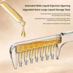 Hair Serum Applicator Comb for Hair Growth Scalp Massage Liquid Dispenser for Essential Oil, Anti Hair Loss Root Treatment Brush
