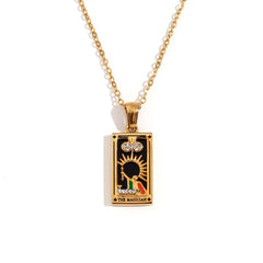 Tarot Moon Gold Necklace