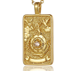 Tarot Arcana Zircon Necklace