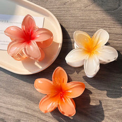 Boho Bloom Acrylic Hair Clips