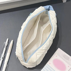 Ivory Butterfly Bow Pencil Case