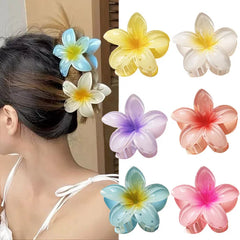 Boho Bloom Acrylic Hair Clips