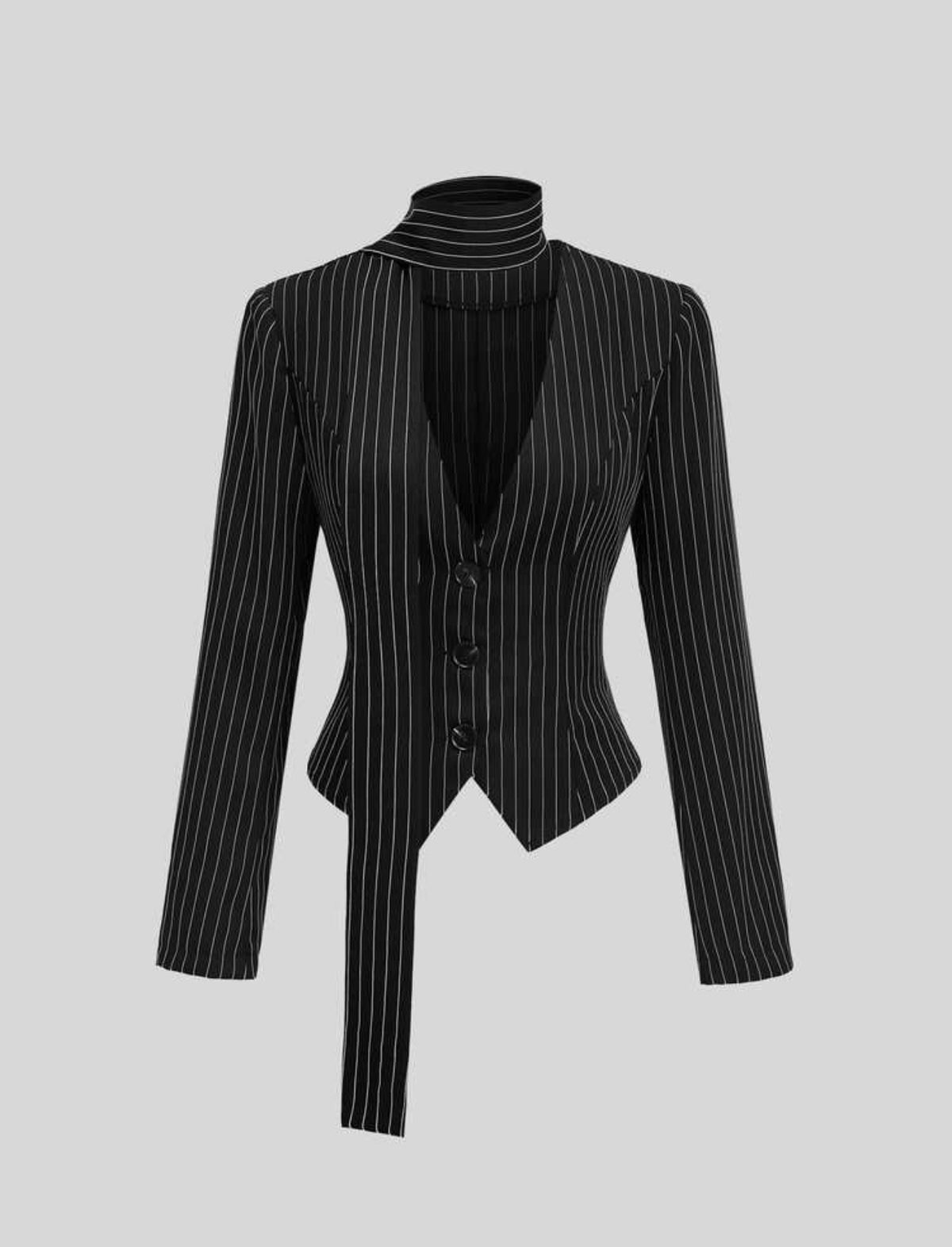 Sweetra Signature Stripe Blazer