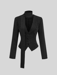 Sweetra Signature Stripe Blazer