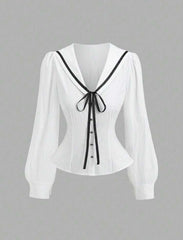 Sweetra Noir Sailor Blouse