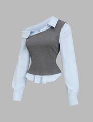 French Chic Knit Shirt