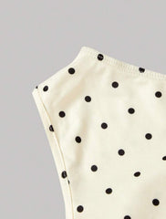Navy Polka Dot Co-Ord Set
