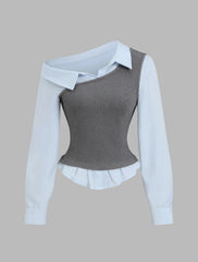 French Chic Knit Shirt