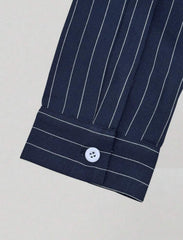 Olithes Navy Stripe Shirt