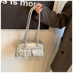 Luxe Bow Pillow Shoulder Bag