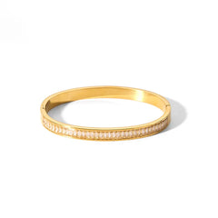 Luxe CZ Stainless Bracelet