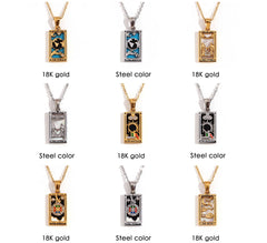 Tarot Moon Gold Necklace