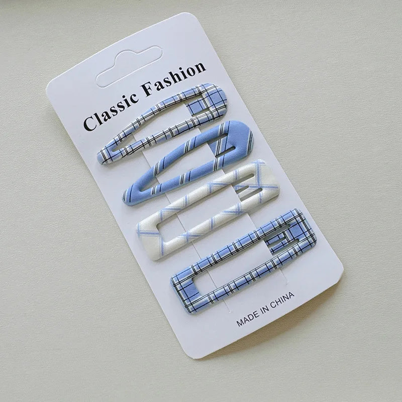 Classic Plaid BB Hair Clips