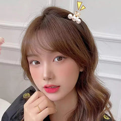 Pearl Rhinestone Mini Claw Set