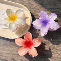 Boho Bloom Acrylic Hair Clips