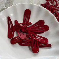 Ruby Star Snap Clips
