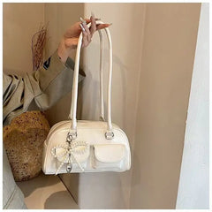 Luxe Bow Pillow Shoulder Bag