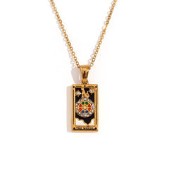 Tarot Moon Gold Necklace