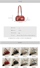 Luxe Bow Pillow Shoulder Bag
