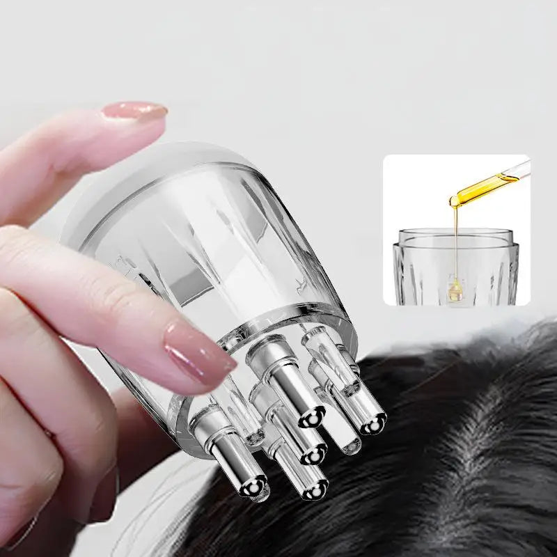Scalp Applicator Liquid Comb Mini Scalp Massage Brush Hair Oil Liquid Guiding Combs Applicator Bottle Massager Hair Care Tools