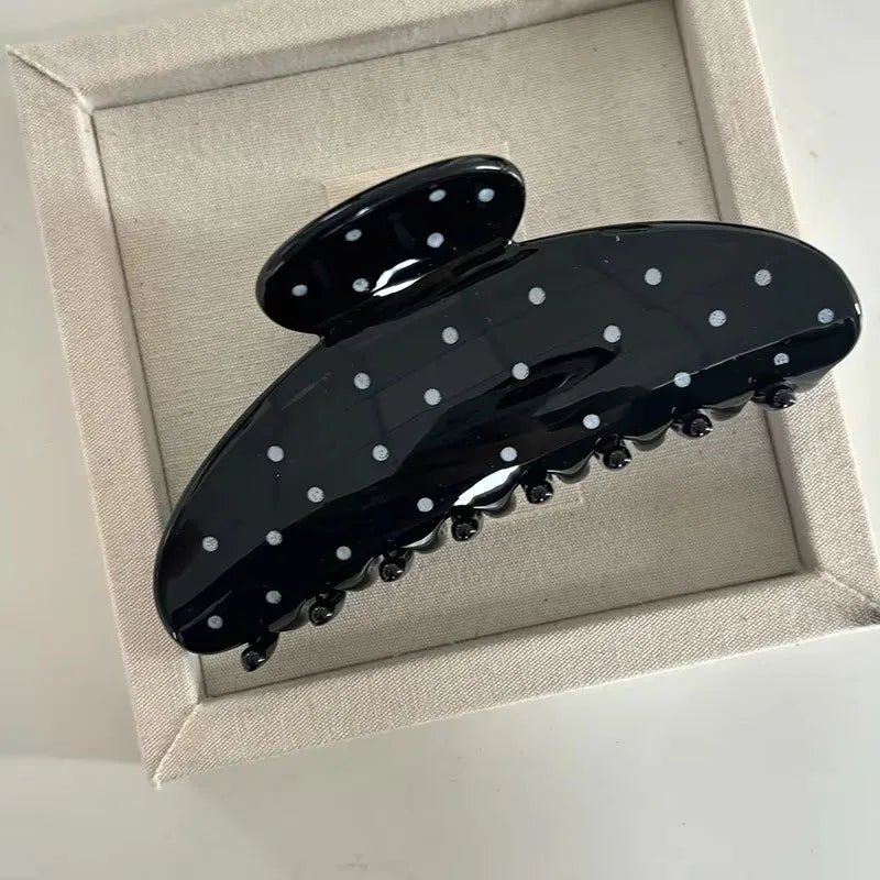 Polka Dot Signature Hair Clip