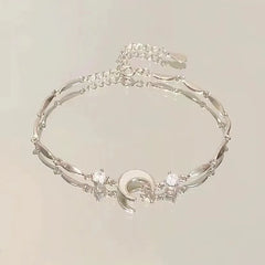 Zinc Alloy Bracelet Sparkling Zircon Flower Bracelet Handmade Bracelet Alloy For Daily Wear Fashion Accessory Party