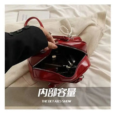 Luxe Bow Pillow Shoulder Bag