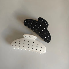 Polka Dot Signature Hair Clip