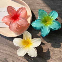 Boho Bloom Acrylic Hair Clips