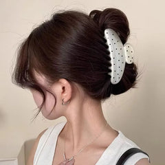 Polka Dot Signature Hair Clip