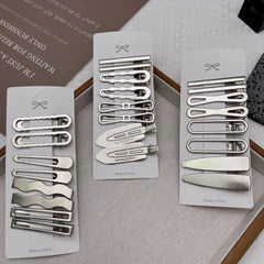 Y2K Metal Sculpted Hair Clip