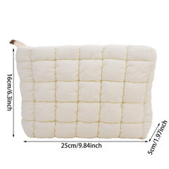 Quilted Puffer Beauty Pouch